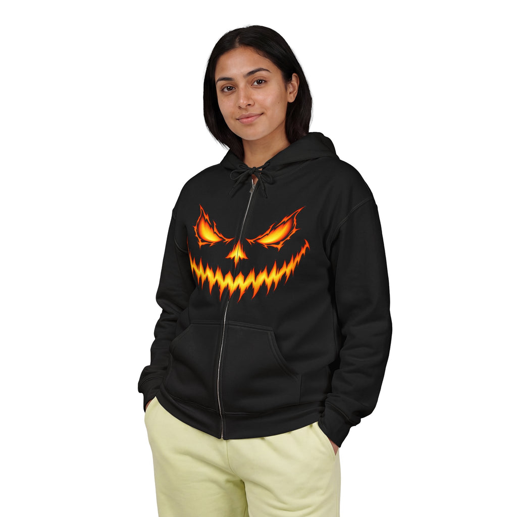 Jack-O-Lantern Full Zip Hooded Sweatshirt