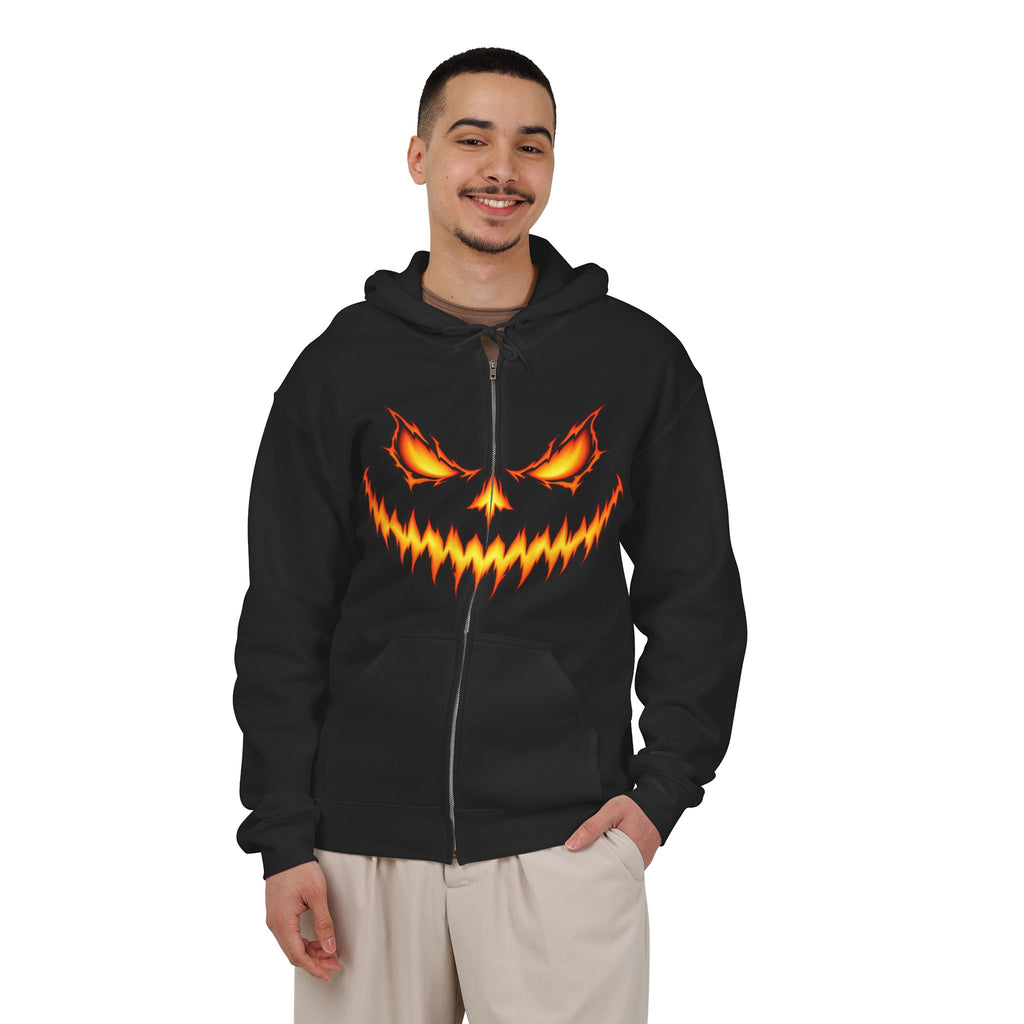 Jack-O-Lantern Full Zip Hooded Sweatshirt