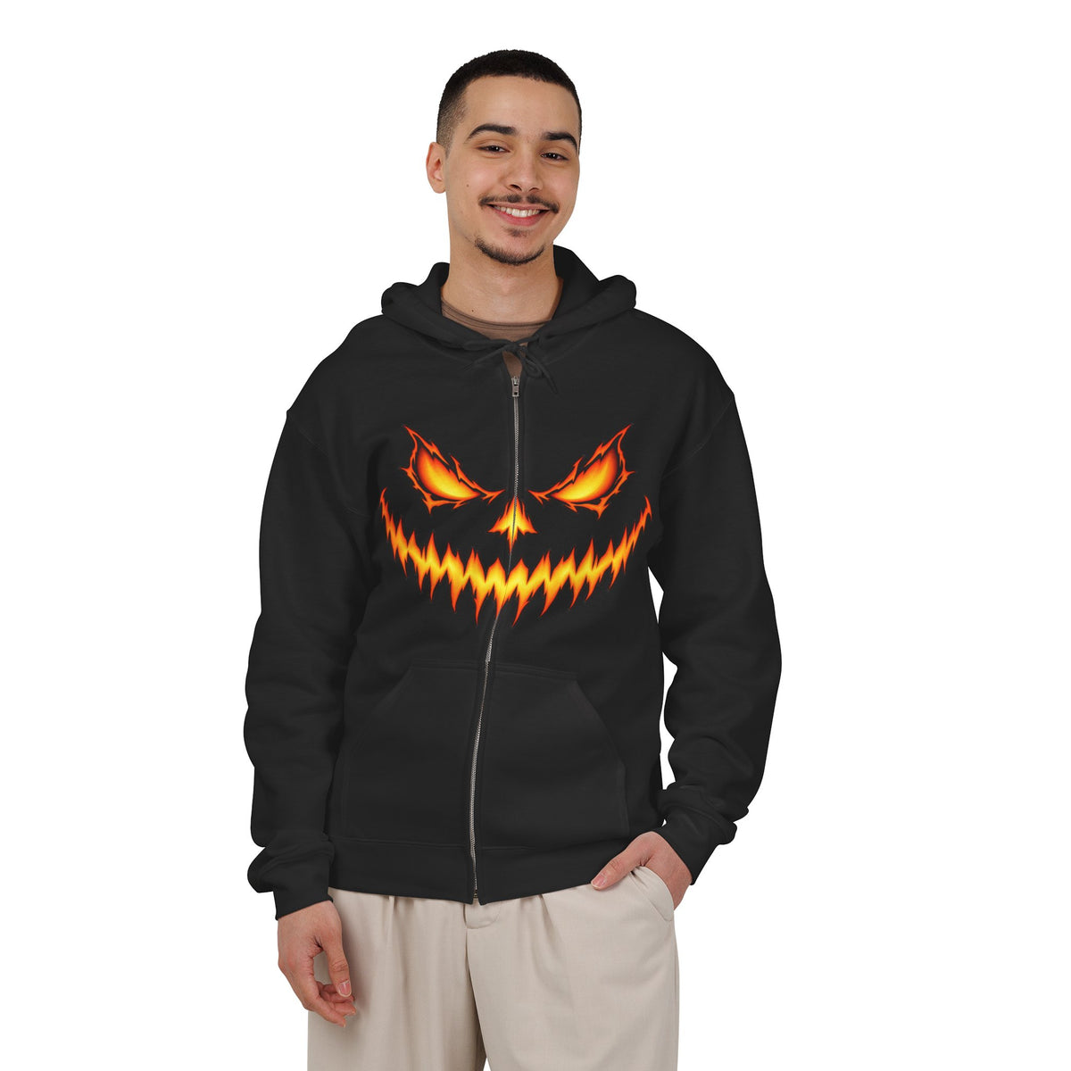 Jack-O-Lantern Full Zip Hooded Sweatshirt