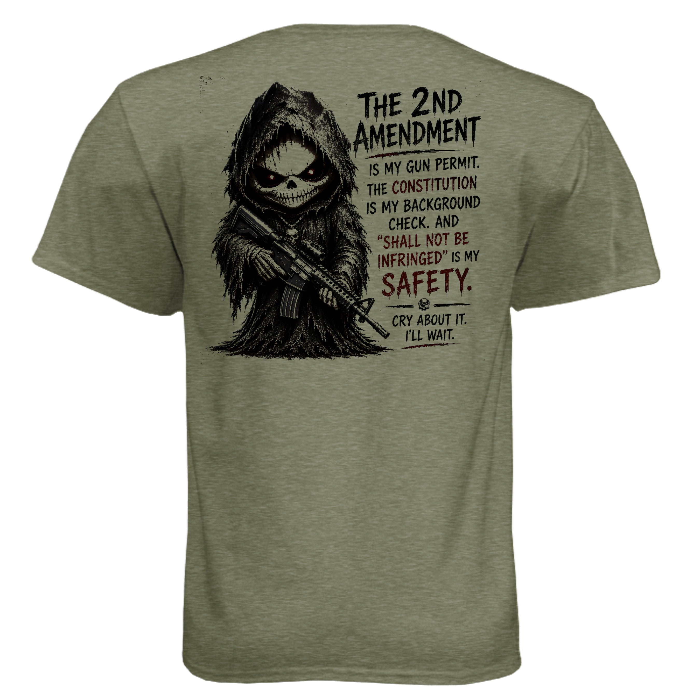 MILITARY GREEN - 6010 - BACK