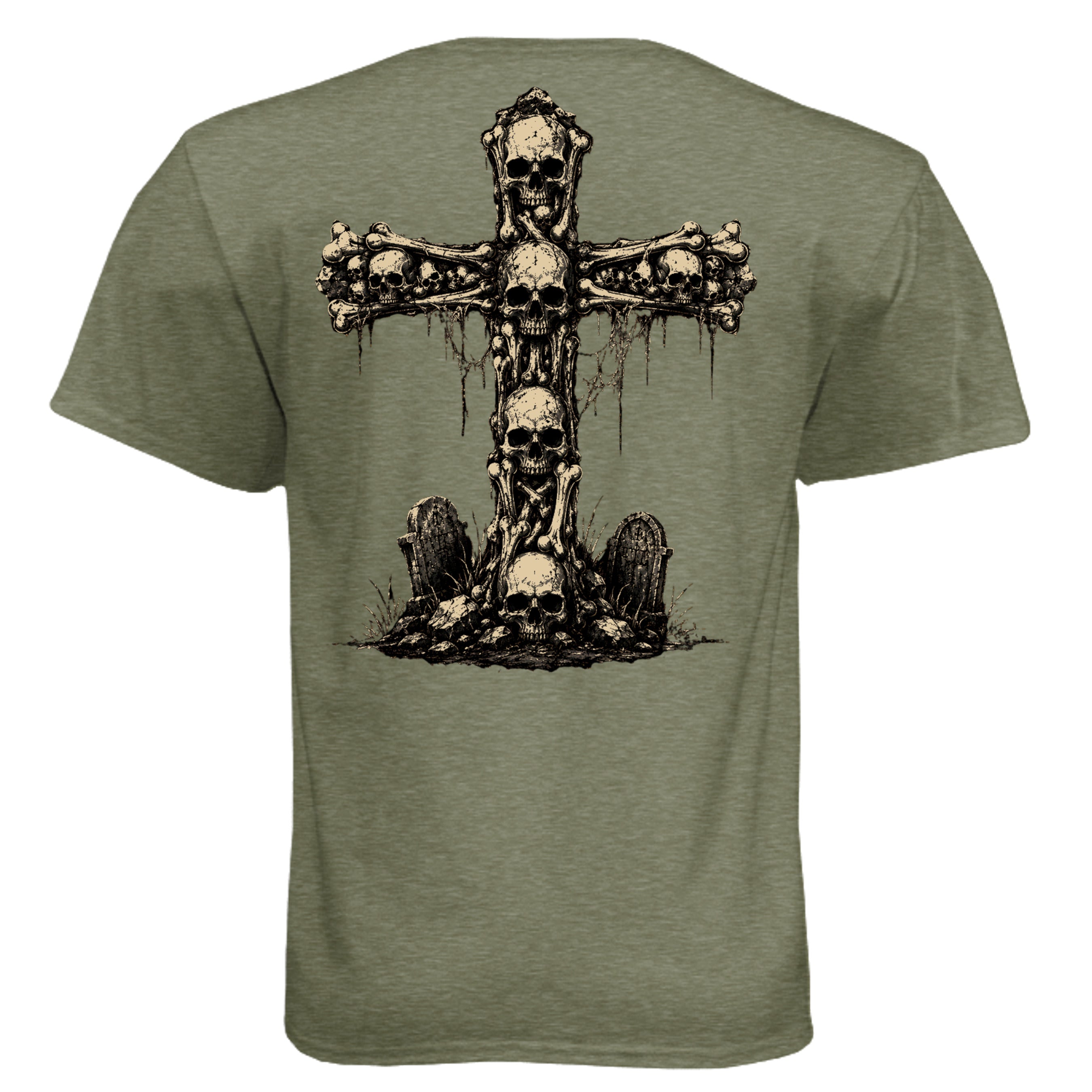 MILITARY GREEN - 6010 - BACK